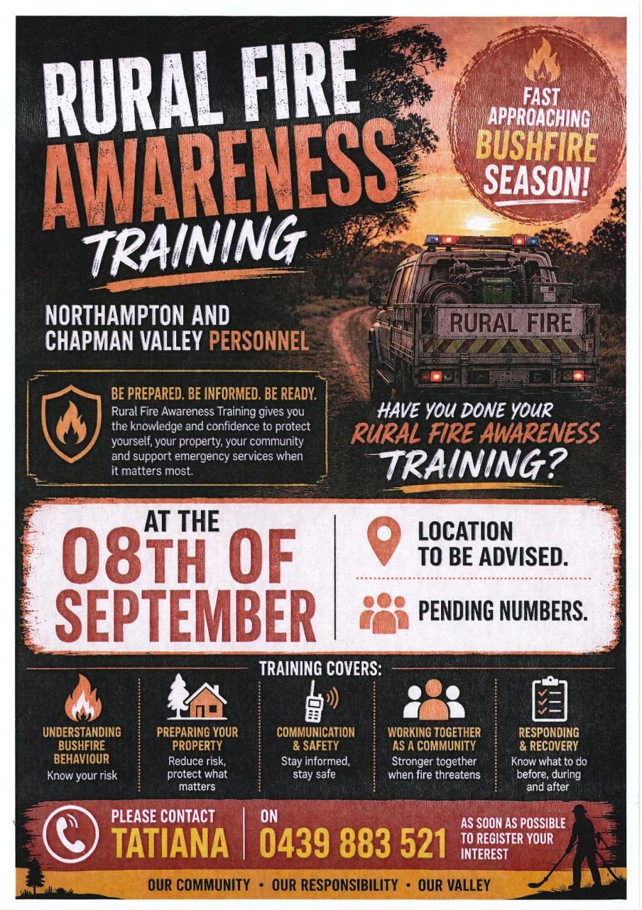 Rural Fire Awareness Training